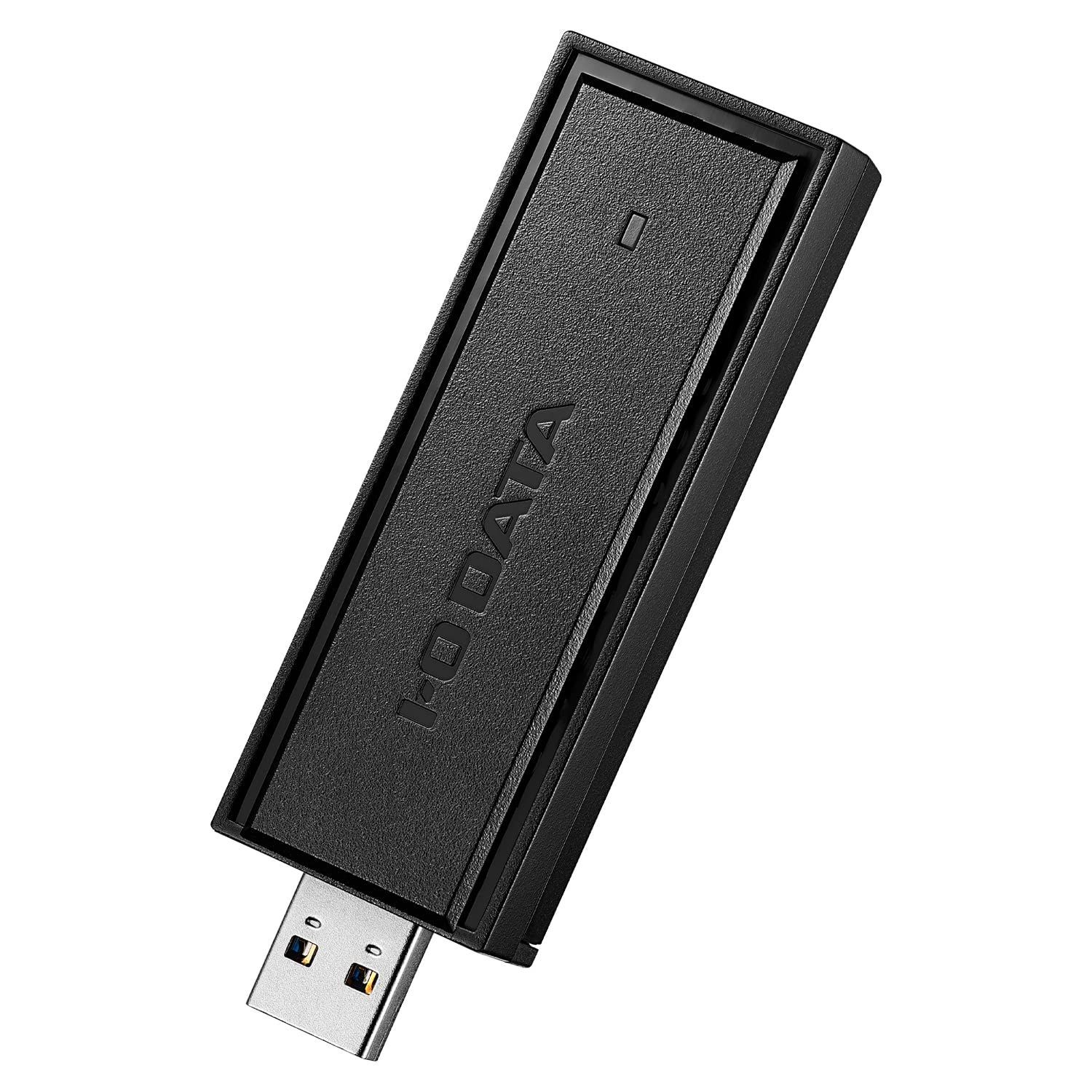 アイ・オー・データ IODATA Wi-Fi6（IEEE802.11ax）対応 Wi-Fi子機 USB Aポート USB3.2(Gen1) WPA3対応 日本メーカー WN-DAX1200U