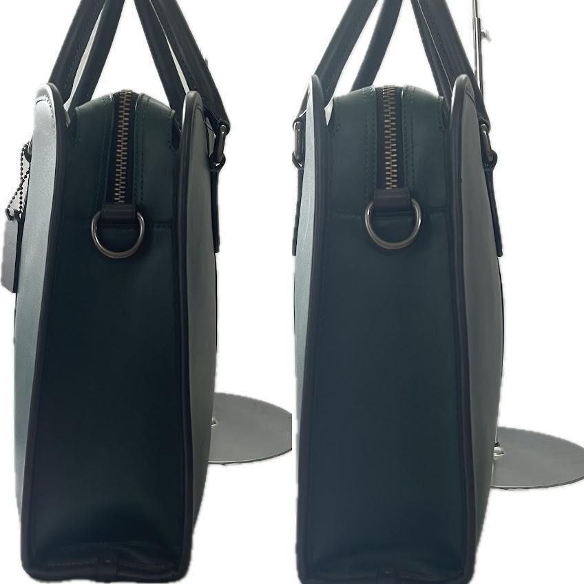 2way】COACH コーチ トートバッグ ブリーフケース レザー A4〇