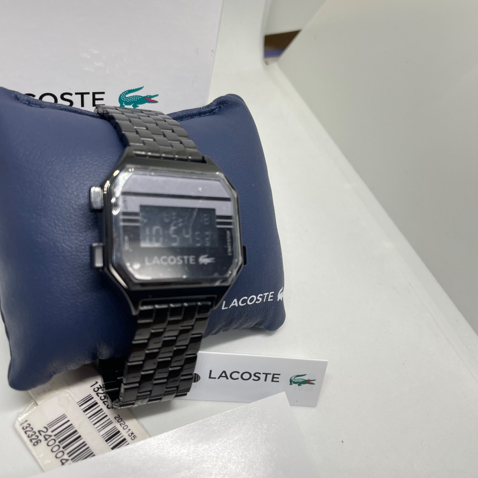 S*a様 LACOSTE デジタルアナログコンビネーション ブラックウォッチ Amazon.com: Lacoste LC33 Men's Analog and Digital Movement