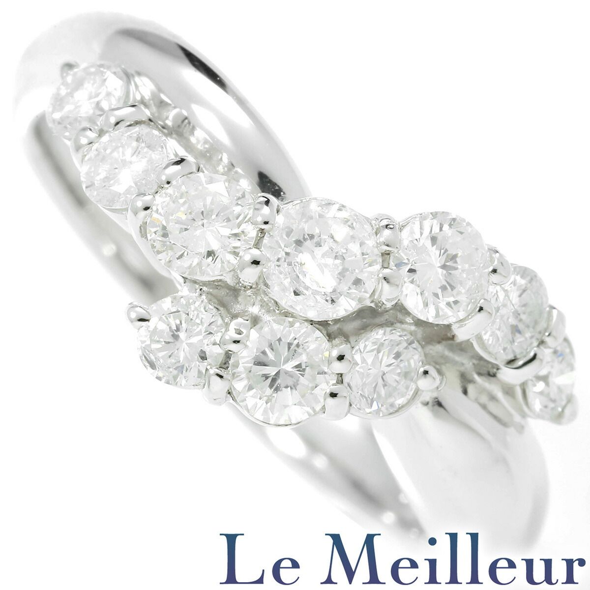 Pt900 天然 ダイヤモンド1.00ct リング 新品 天然ダイヤモンドのリング【1.00ct】【Pt900】