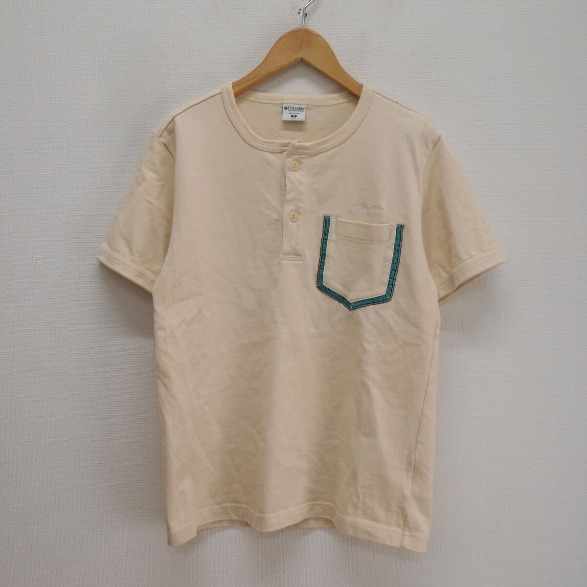 Columbia コロンビア PM2945 ヘンリーネックTシャツ 半袖 ポケット M 10113074