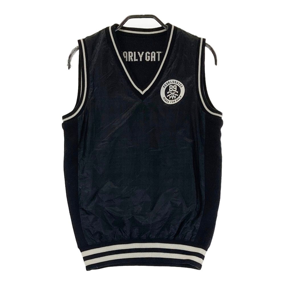 サイズ：1 PEARLY GATES パーリーゲイツ ; Vネック ニットベスト