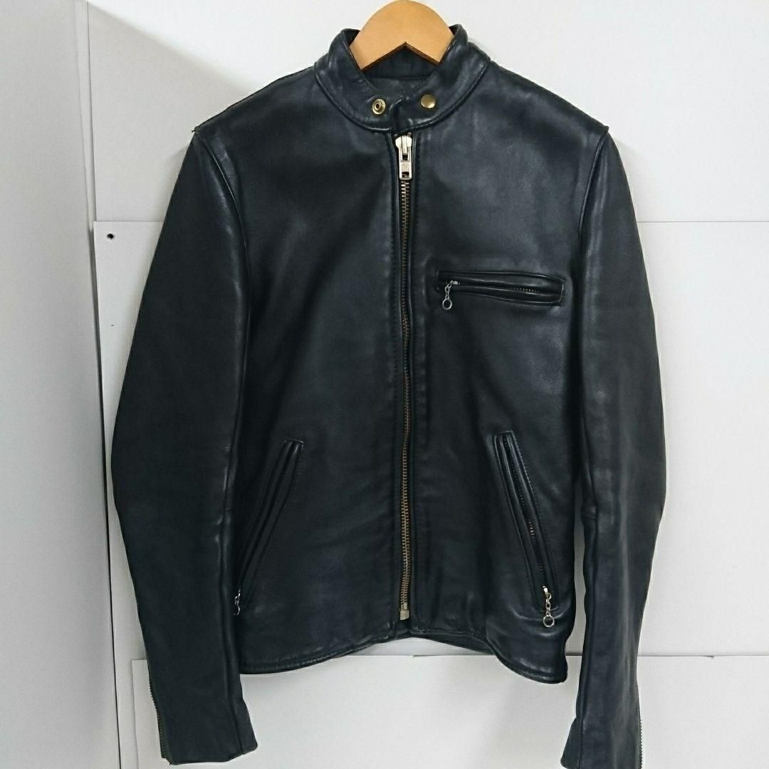【大清水75-2-20231112】【中古】VANSON ヴァンソン シングルライダース ライダース ジャケット