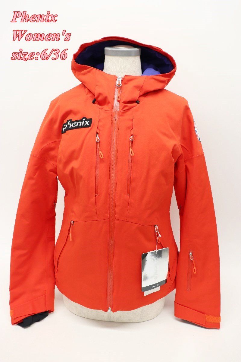 phenix - Phenix フェニックス レディース スキージャケット 6/36 レッド EU762OT80 スポーツ トップス R2506-026 Phenix フェニックス レディース スキージャケット 6/36 レッド