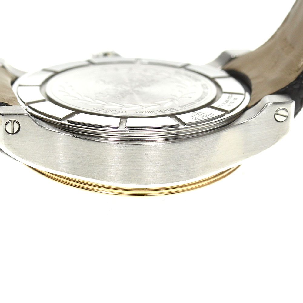 コルム CORUM 02.0013 ロムルス ラージデイト PGベゼル スモールセコンド 自動巻き メンズ美品_745904 コルム CORUM 02.0013 ロムルス ラージデイト PGベゼル スモールセコンド 自動巻き メンズ 美品 _745904