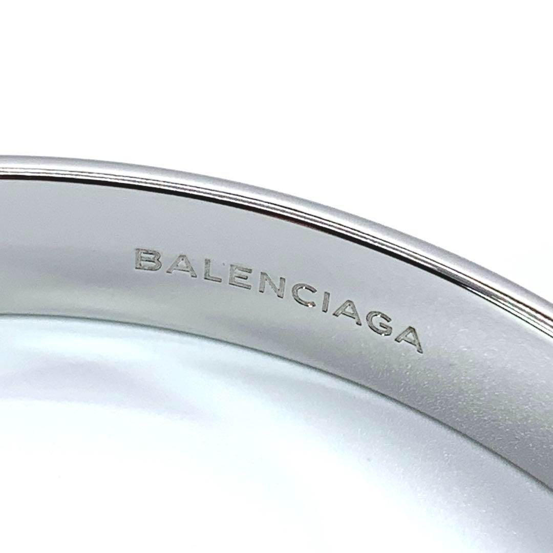 希少 BALENCIAGA バレンシアガ バングル シルバー - メルカリ