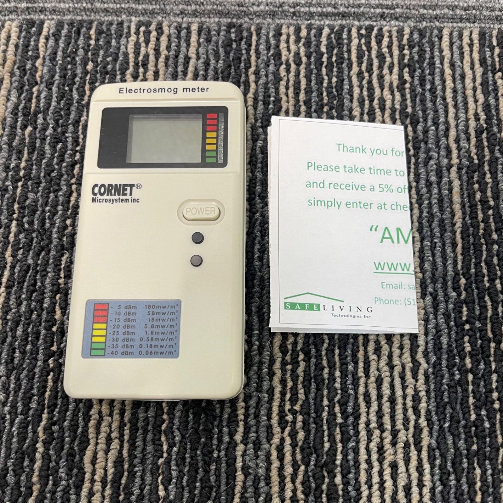 NPA】Cornet ED78S 電磁波測定器 - メルカリ