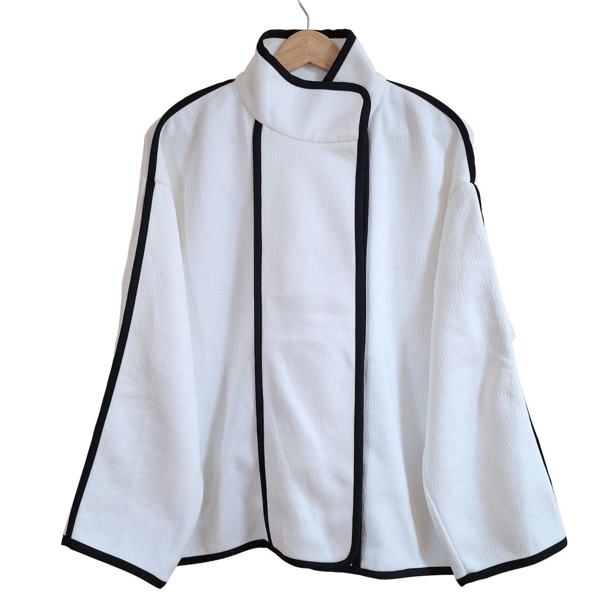 PLAIN PEOPLE プレインピープル コート サイズ3 L レディース - 白×黒 長袖|春|秋