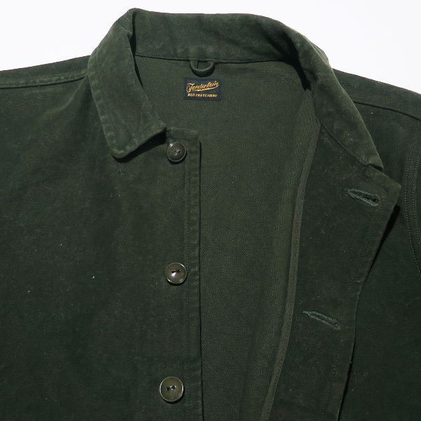 希少XLサイズ　テンダーロイン　T-MOLESKIN JACKET オリーブ TENDERLOIN テンダーロイン T-MOLESKIN JKT モールスキン