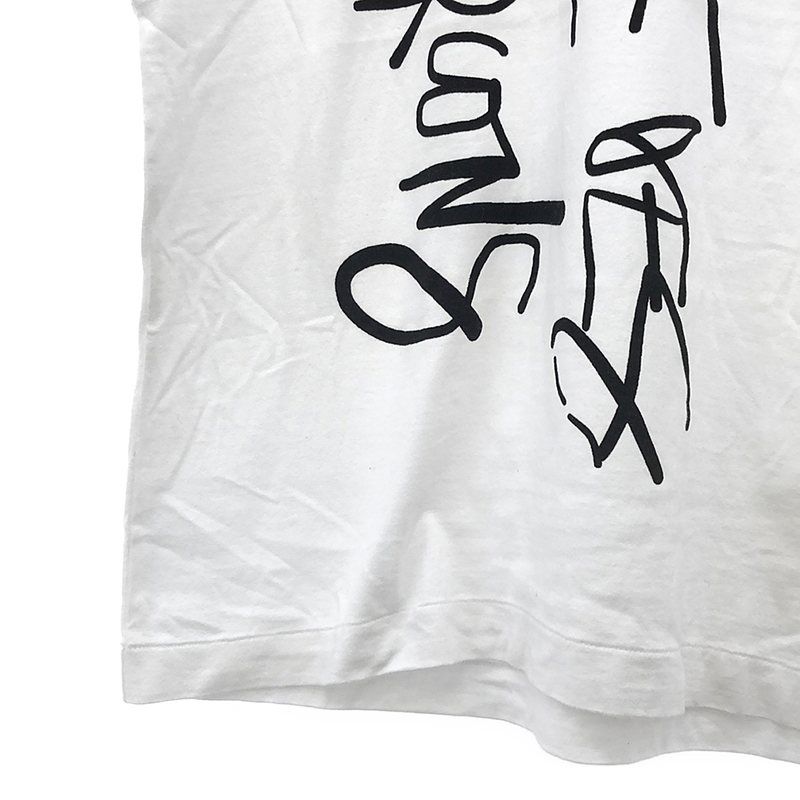 COMME des GARCONS / コムデギャルソン | 2023SS | 青山限定 Lea Colombo プリントロゴ Tシャツ | M | ホワイト/ブラック | レディース COMME des GARCONS / コムデギャルソン | 2023SS | 青山限定 Lea