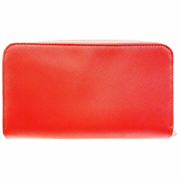 サルヴァトーレ フェラガモ 長財布 ガンチーニ ラウンドファスナー長財布 カーフ レザー 革 LAVA コーラルオレンジ系 22 B 742 Salvatore Ferragamo アイコン ダブルガンチーニ ファスナー長財布 財布 ロングウォレット