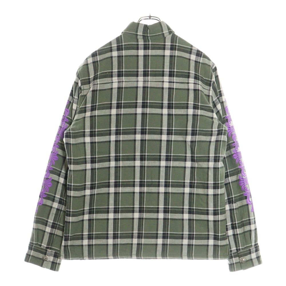 jnhearts Vneck shirts (未使用品) CHROME HEARTS (クロムハーツ) WORKN SHIRT JNKYRS PLD OLIVE