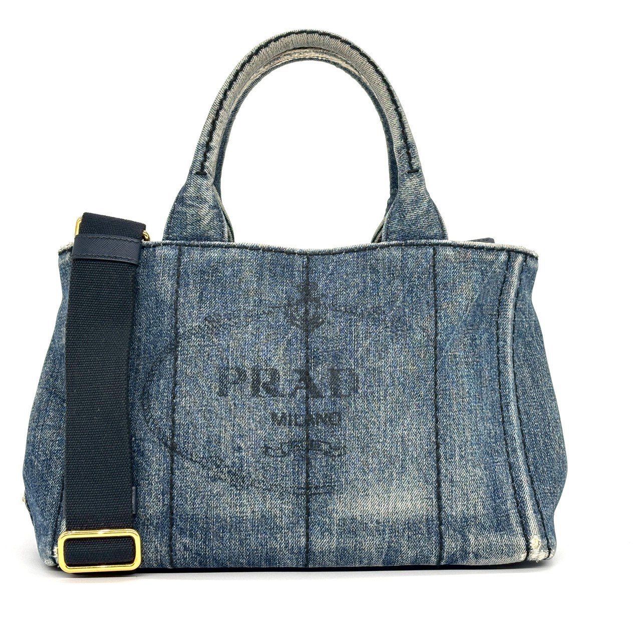レディース 【毎日を格上げする名品✨】 PRADA プラダ カナパ デニム 