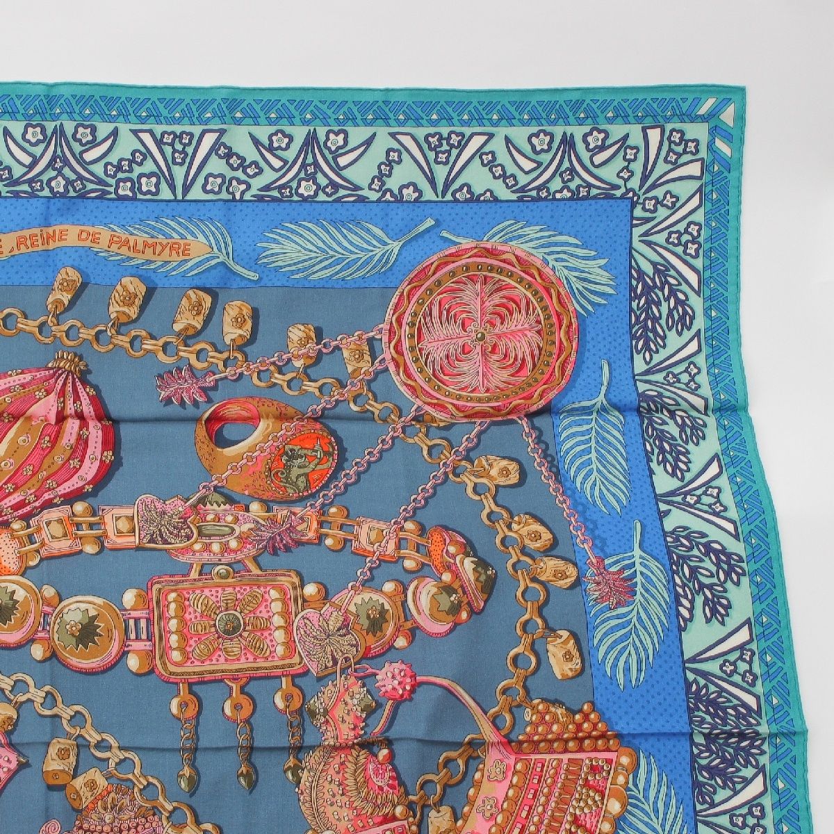 エルメス カレジェアン140 カシシル カシミヤ シルク Zenobie