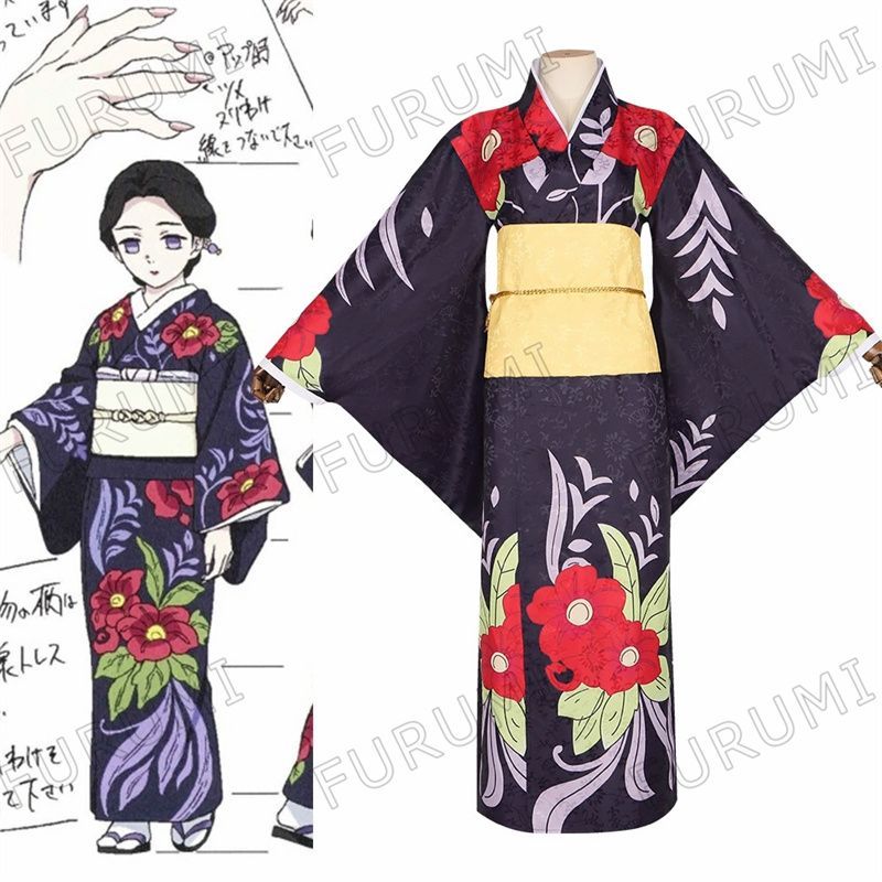 鬼滅の刃 珠世 たまよ きめつ コスプレ コスチューム 着物 衣装 Amazon.co.jp: 【soso】鬼滅 珠世 着物 コスプレ衣装 cosplay