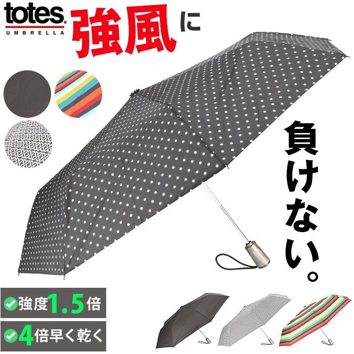 トーツ totes 8413 TITAN 自動開閉折りたたみ傘 トーツ totes 自動開閉 折りたたみ傘 8413 おりたたみ傘 折り畳み傘 折畳み傘 傘 紳士傘 折りたたみ おりたたみ 折り畳み ワンタッチ開閉式 ワンタッ