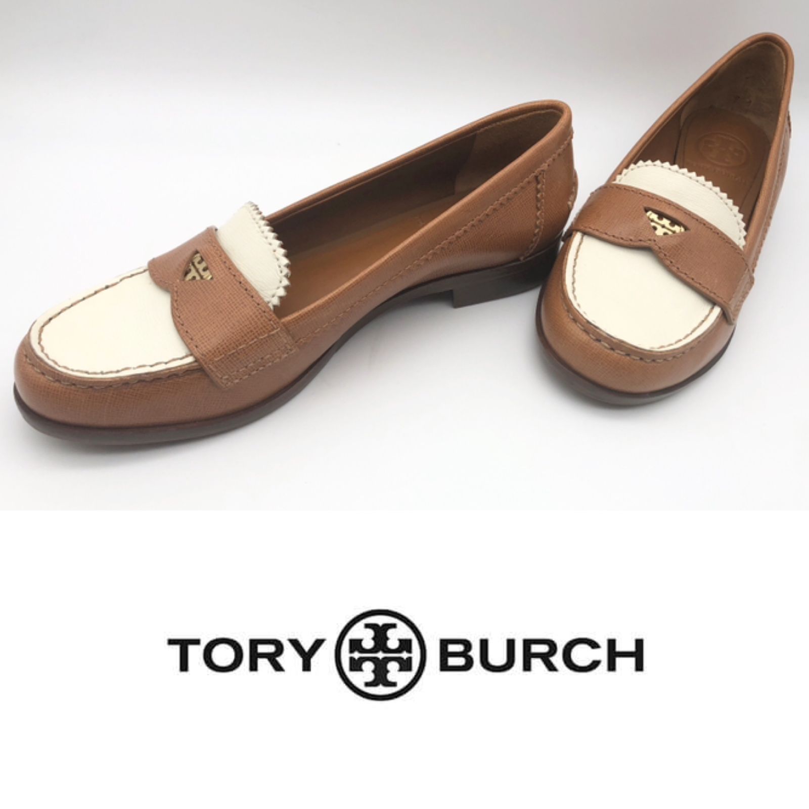 ToryBurchトリバーチ ローファー 革靴(5.5)トリバーチ - ローファー/革靴