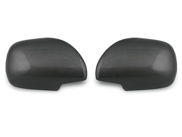 ハイエース 200系 平織カーボン調 17点セット ドアミラーカバー ドアハンドルカバー ドアハンドルプロテクター リアゲートノブカバー