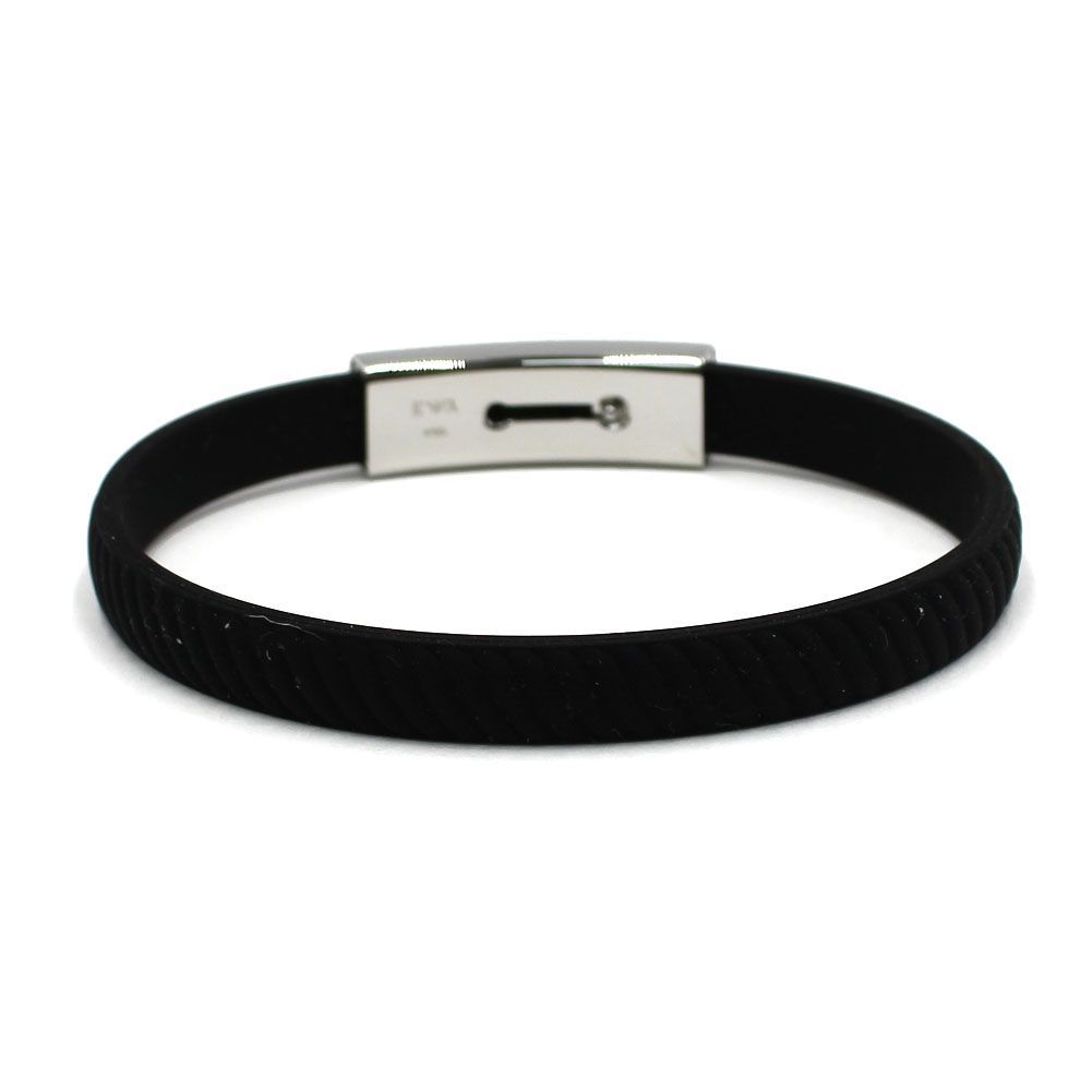 EMPORIO ARMANI EGS2996040 シリコン ID ブレスレット EMPORIO ARMANI エンポリオアルマーニ EGS2996040 ステンレス