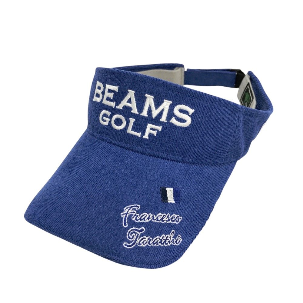 BEAMS GOLF ビームスゴルフ  サンバイザー  ブルー系 57-59 [240101327186] ゴルフウェア ストスト
