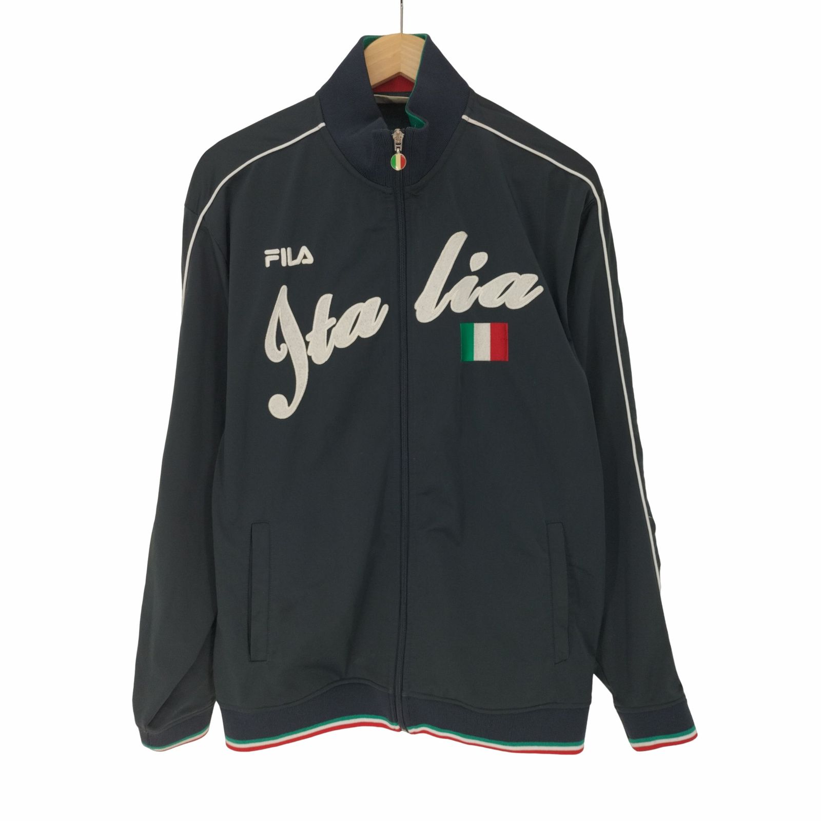 フィラ FILA ITALIA 国旗 フロント ワッペン 刺繍 サイドライン 