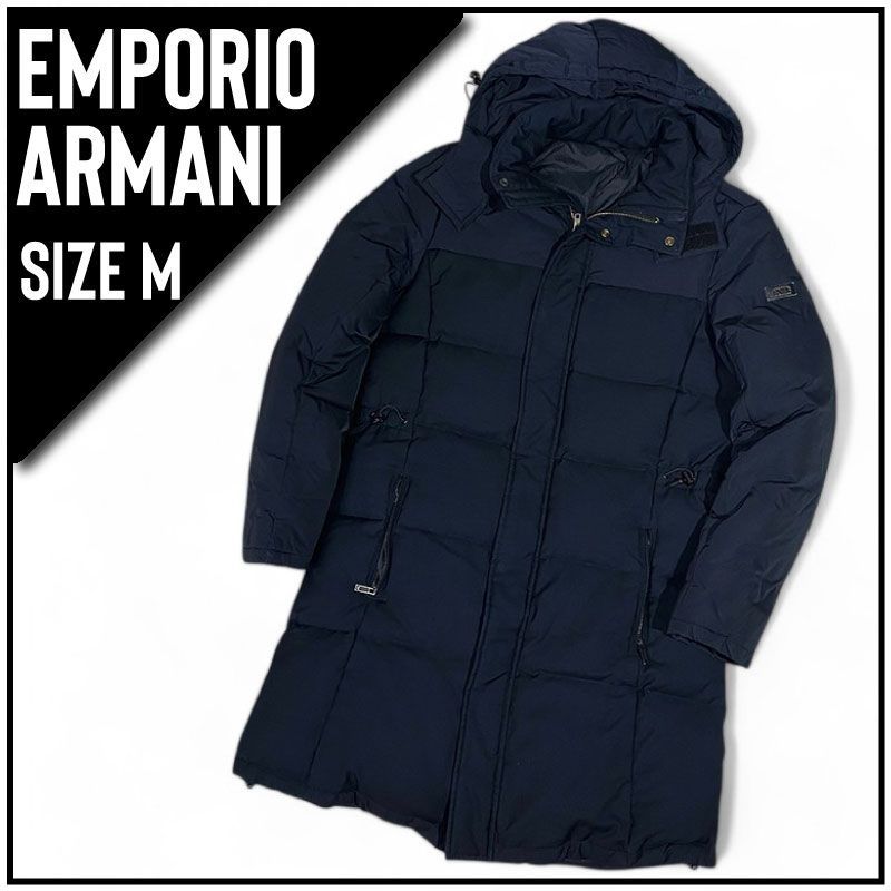 EMPORIO ARMANI エンポリオ アルマーニ ダウン コート メンズ ネイビー 