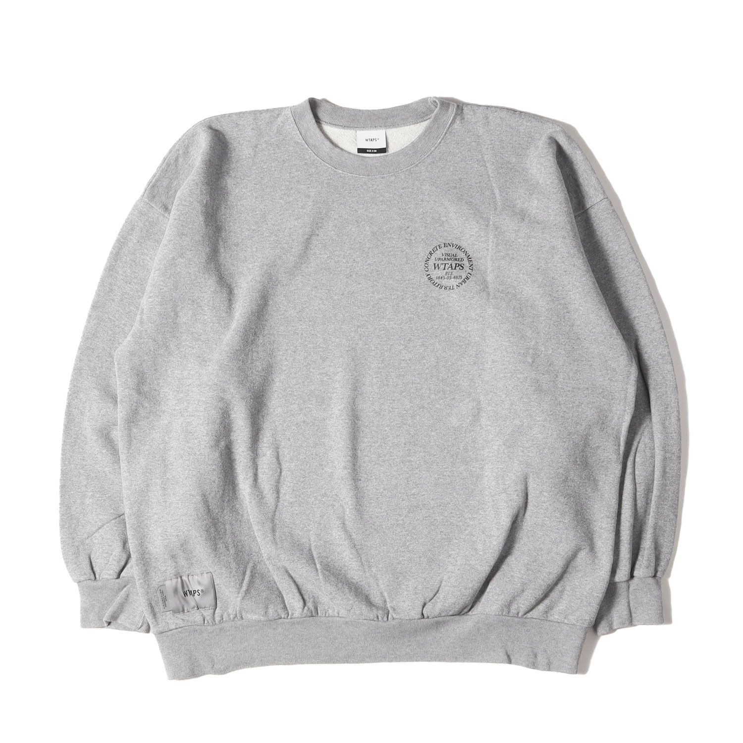 WTAPS ダブルタップス スウェット サイズ:XL 23AW サークルロゴ クルーネック スウェットシャツ INGREDIENTS SWEATER  COTTON グレー トップス トレーナー【メンズ】 - メルカリ