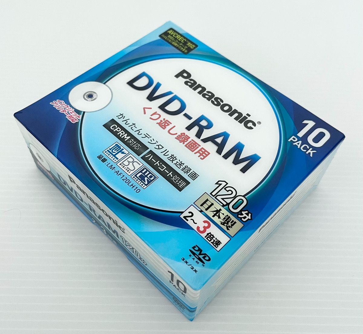 新品未開封】Panasonic 3倍速対応片面4.7GB DVD-RAM 新品未開封】Panasonic 3倍速対応片面4.7GB DVD-RAM