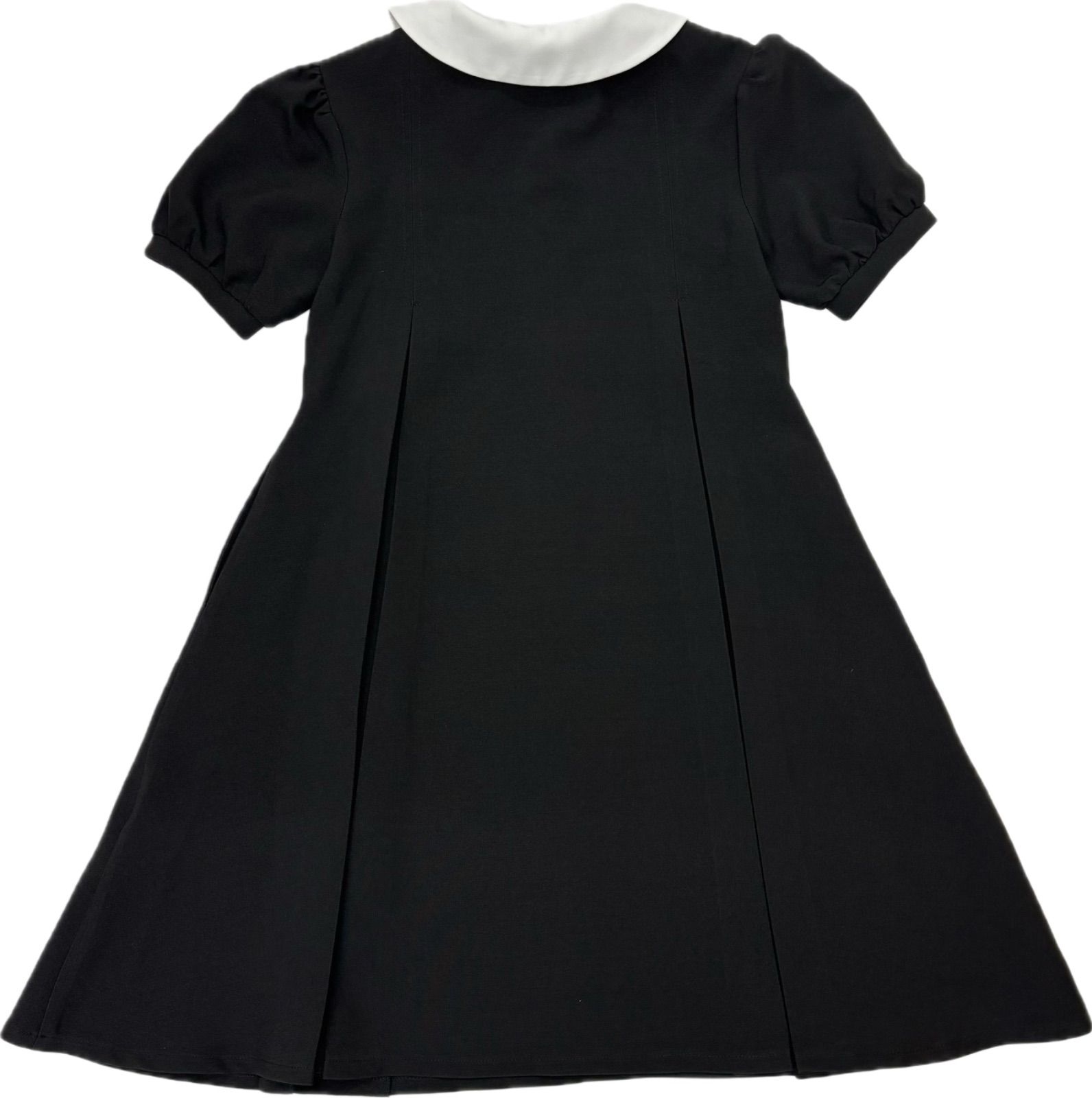 キッズワンピース フォーマル 女の子 A ライン ブラック サイズ140㎝ お受験 卒業式