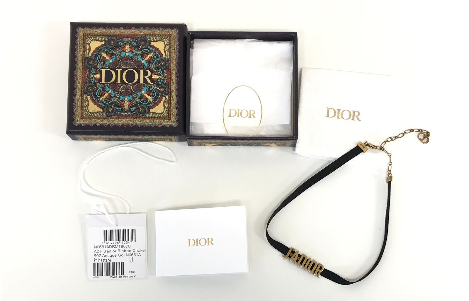θ ディオール/DIOR ジャディオール メタル&グログランリボン 