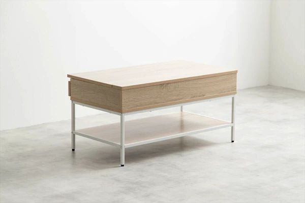 送料無料 幅80cm 昇降式センターテーブル 収納 デスク 机 WWW_NOITHATQUANGTHANH_NET