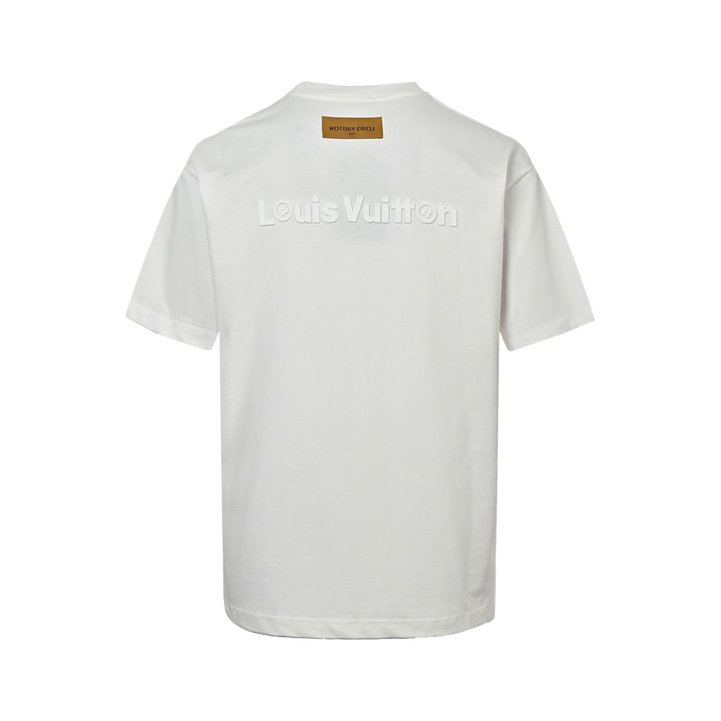 LOUIS VUITTON - LOUIS VUITTON 立体モノグラム刺繍リネンTシャツ LOUIS VUITTON ルイヴィトン モノグラム レース リネン Tシャツ