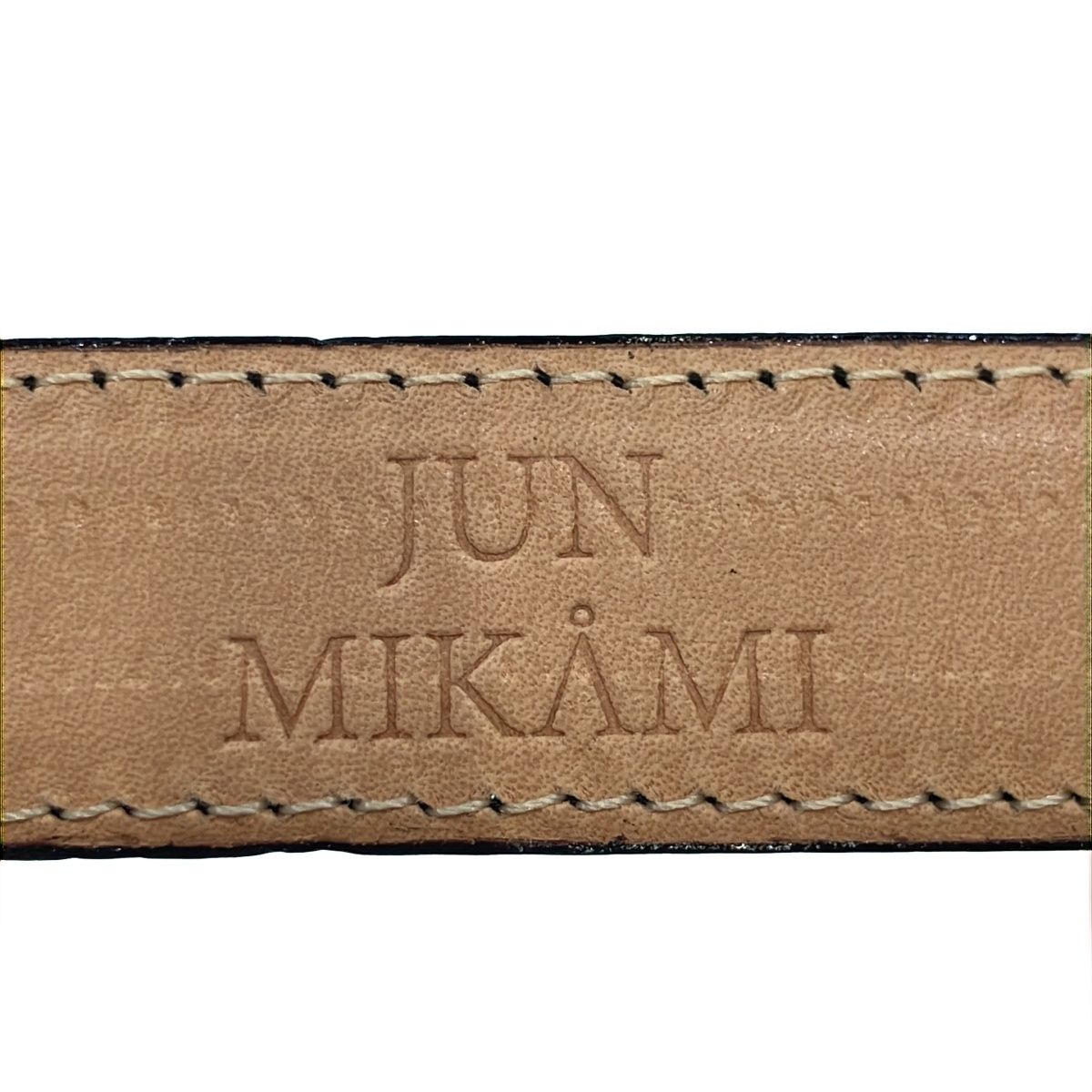 JUN MIKAMI ジュンミカミ レザーサスペンダー ブラウン - メルカリ