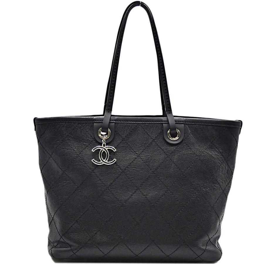 シャネル バッグ CHANEL オンザロード トートバッグ キャビア 
