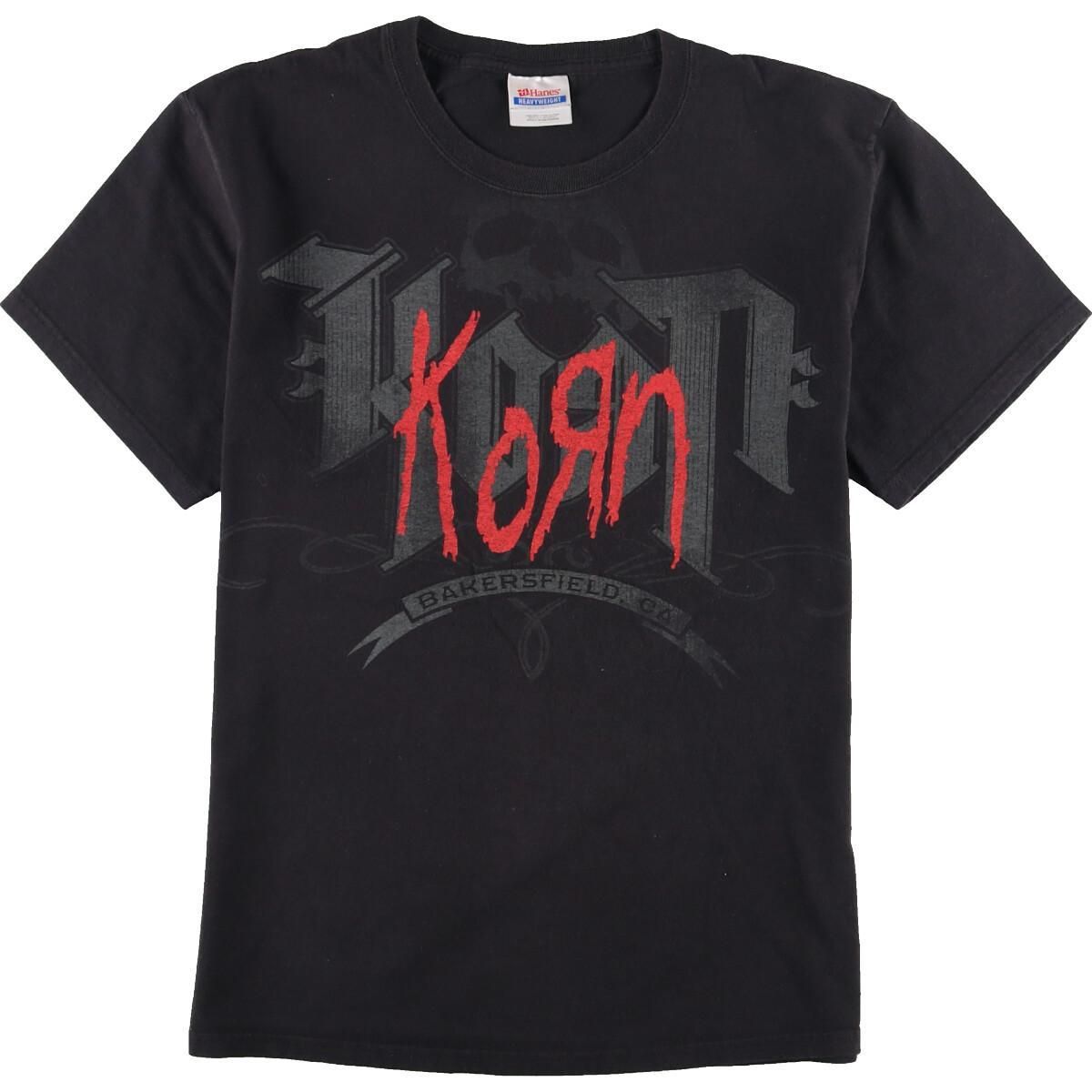 古着 ヘインズ Hanes Korn コーン バンドTシャツ メンズM/eaa150617