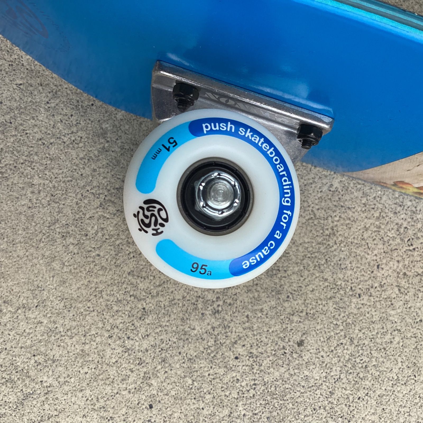 COMPLETE] PUSH CREATURE FP BLUE 7.0 inch deckデッキスケボー