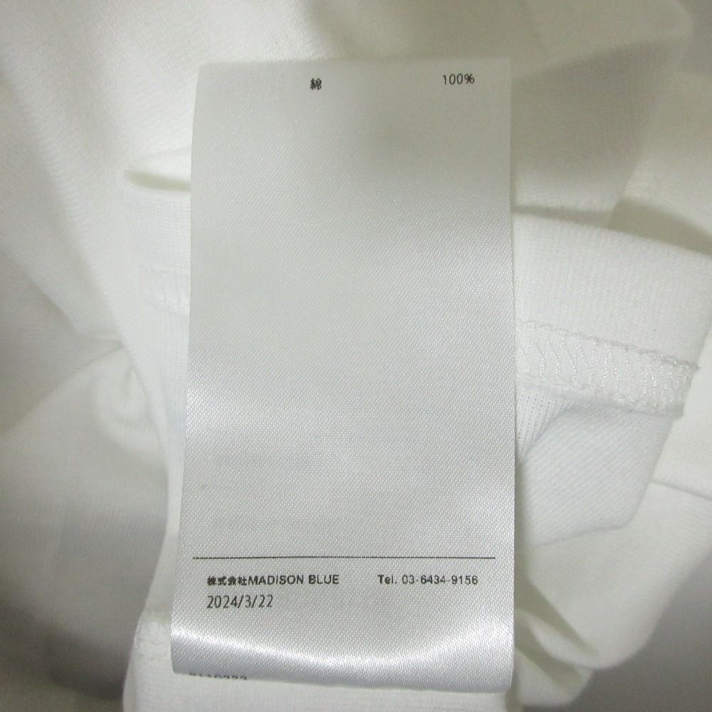 新品未使用　マディソンブルー　Deuxieme Classe 長袖シャツ 01 MADISON BLUE マディソンブルー HELLO Tシャツ MB221-7003