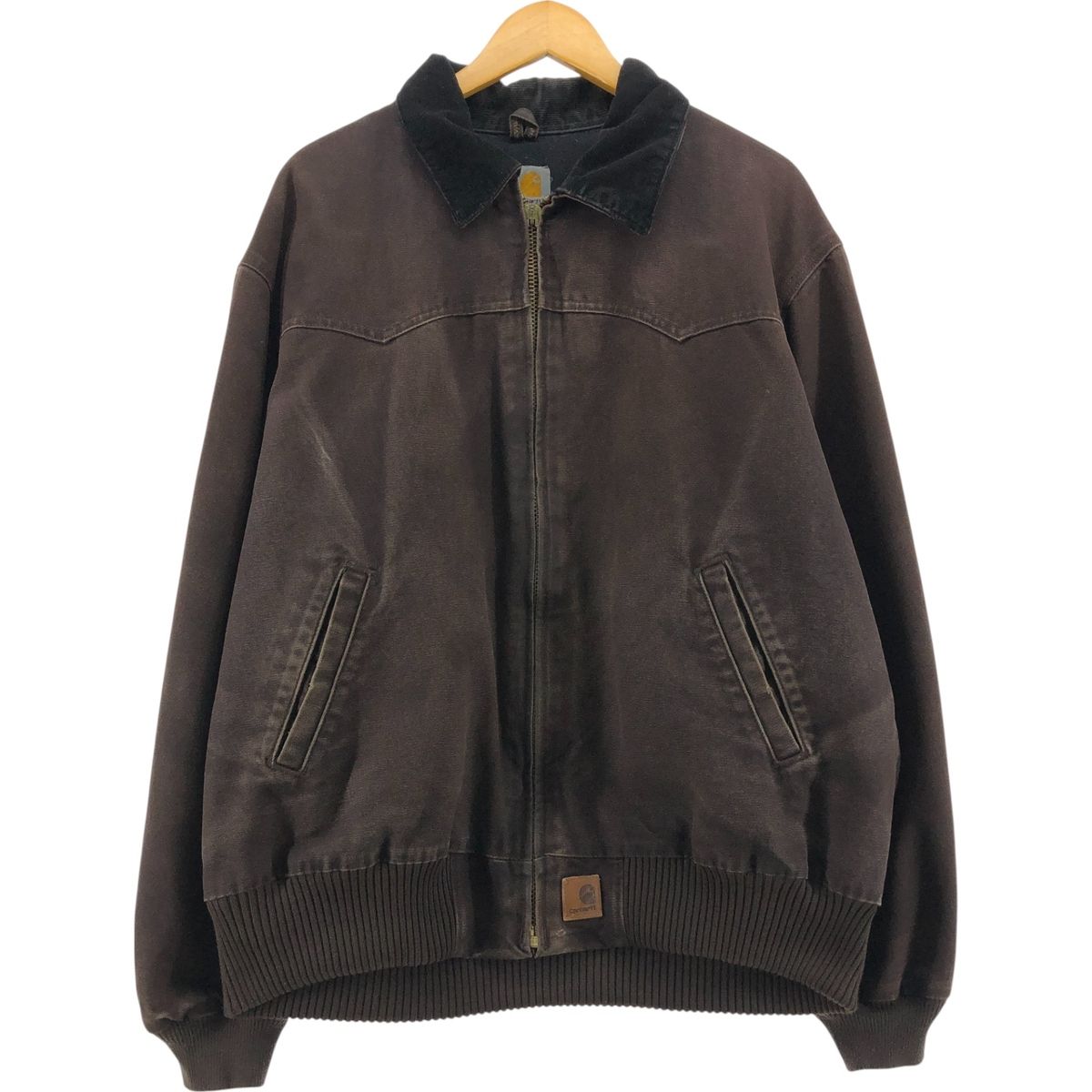 カーハート Carhartt サンタフェジャケット ダックワークブルゾン S 古着 カーハート Carhartt サンタフェジャケット ダックワーク