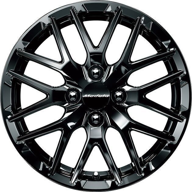 HONDA ホンダ 純正 アルミホイール 15インチ 4.5J PCD100 INSET45 4穴 MS-034 スーパーブラックメタル 08W15-PB3-000 1本 || 15×4 1|2J PCD100mm インセット45mm インセット45 ホンダ純
