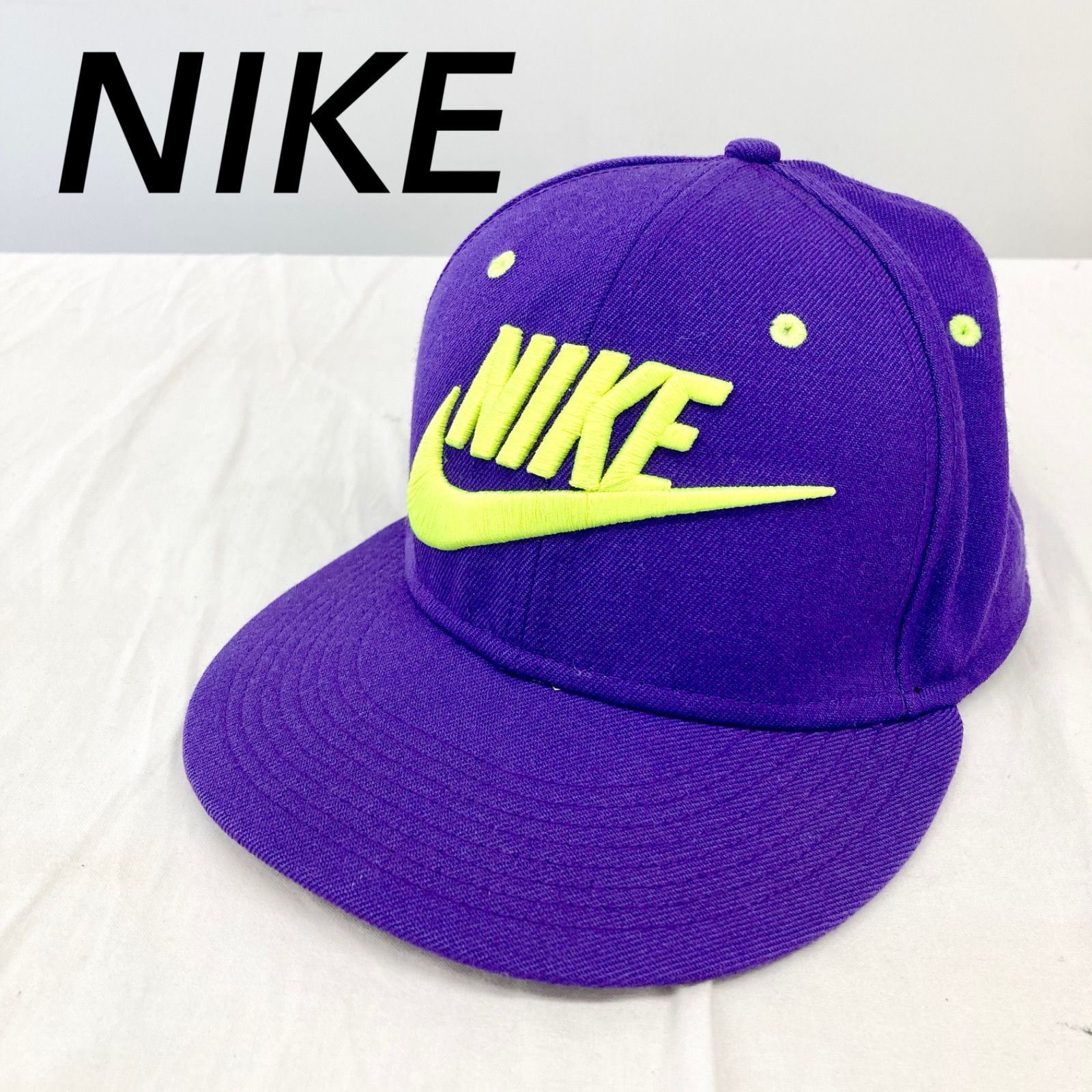 NIKE ナイキ ロゴ キャップ ムラサキ レディース メンズ - メルカリ