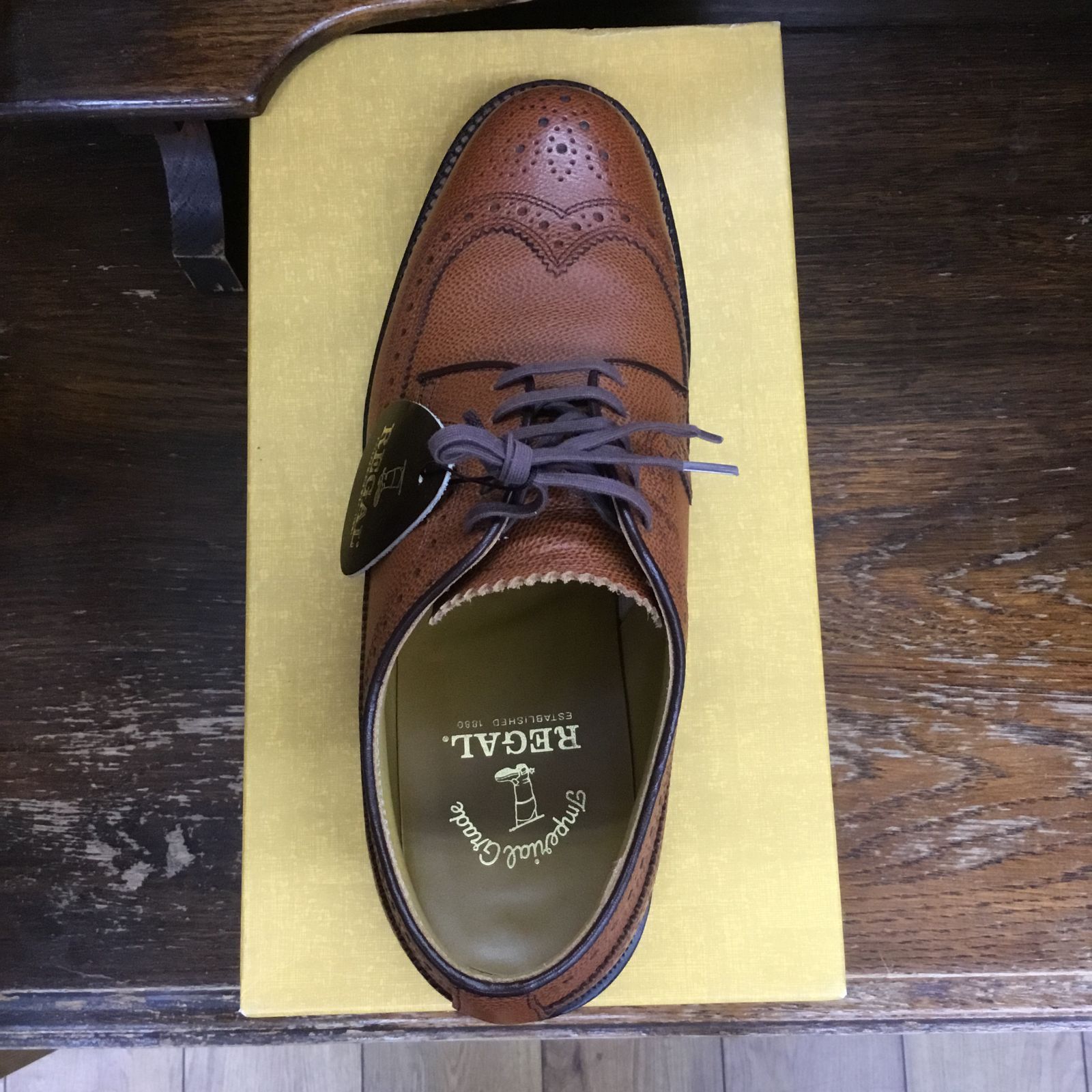 美品】リーガル REGAL 2235 インペリアルグレード ウイングチップ 25.0