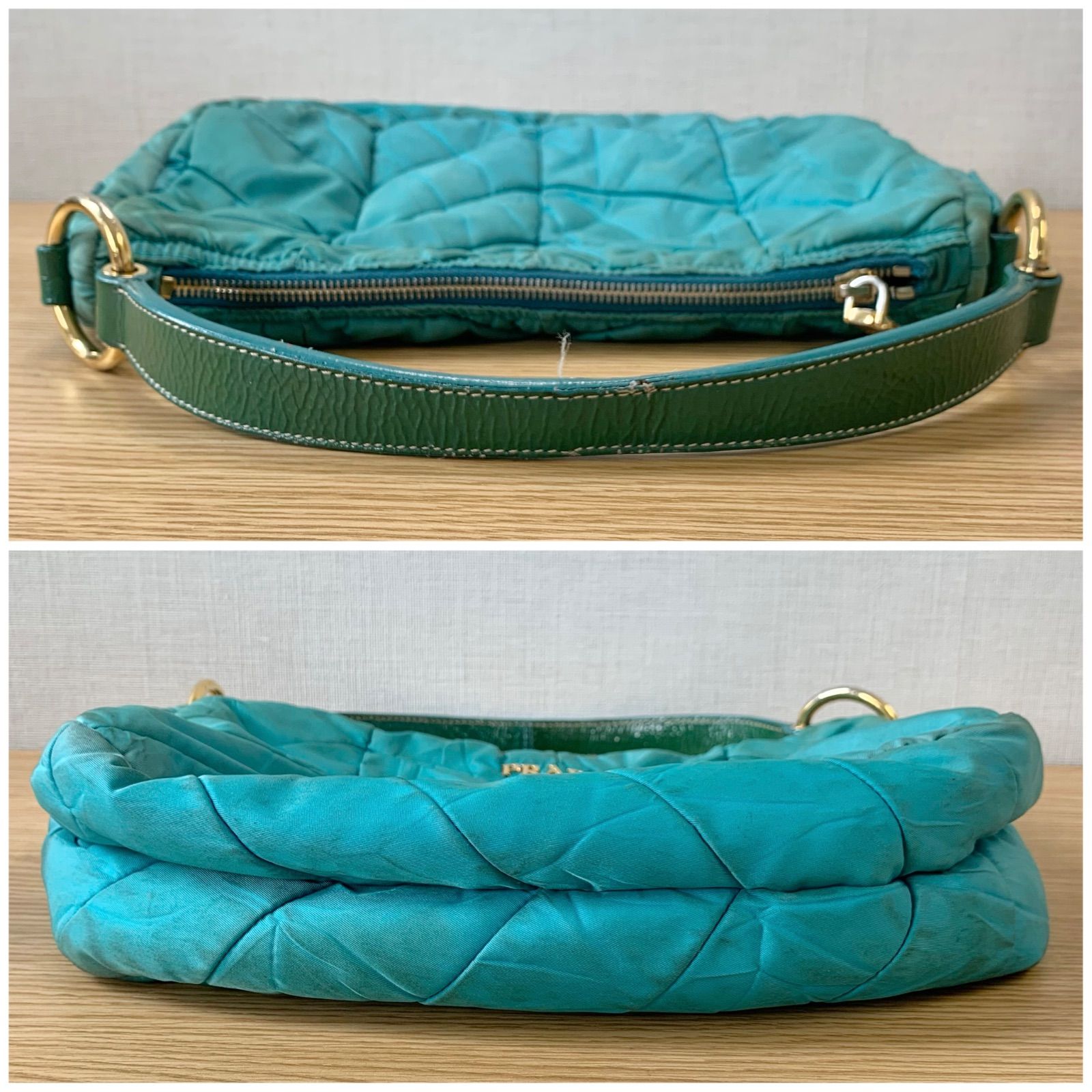 【PRADA】 キルティングハンドバッグ/送料込 PRADA キルティング ハンドバッグ - メルカリ