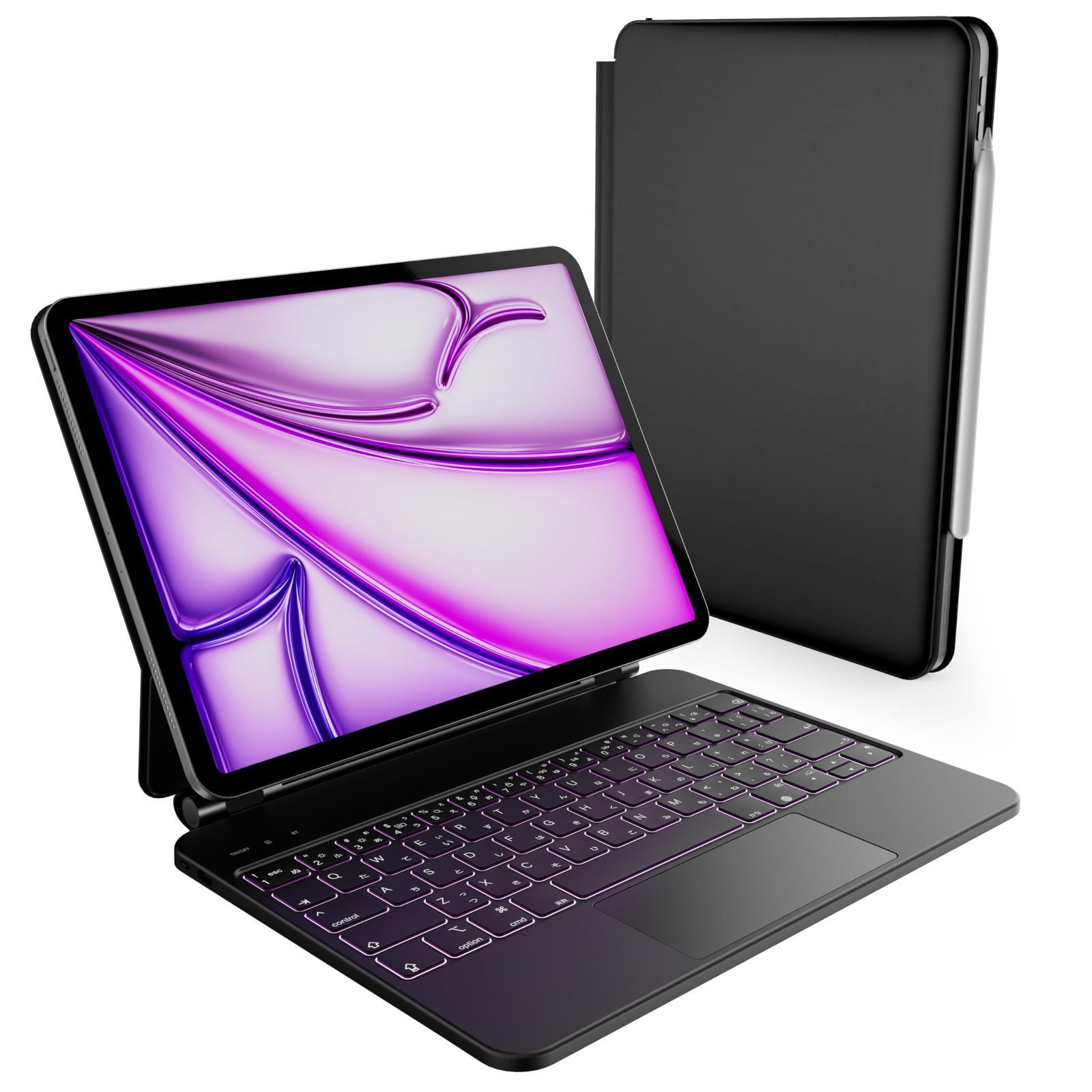 第5世代 第4世代10.9インチ 2025 2020 とiPad iPad Pro 11インチ M2 Air6 iPad 11インチ 第4世代 第3世代 第2世代 第1世代 に対応し 7色のバックライト 磁気吸着 多点押圧タッチパネルを備え