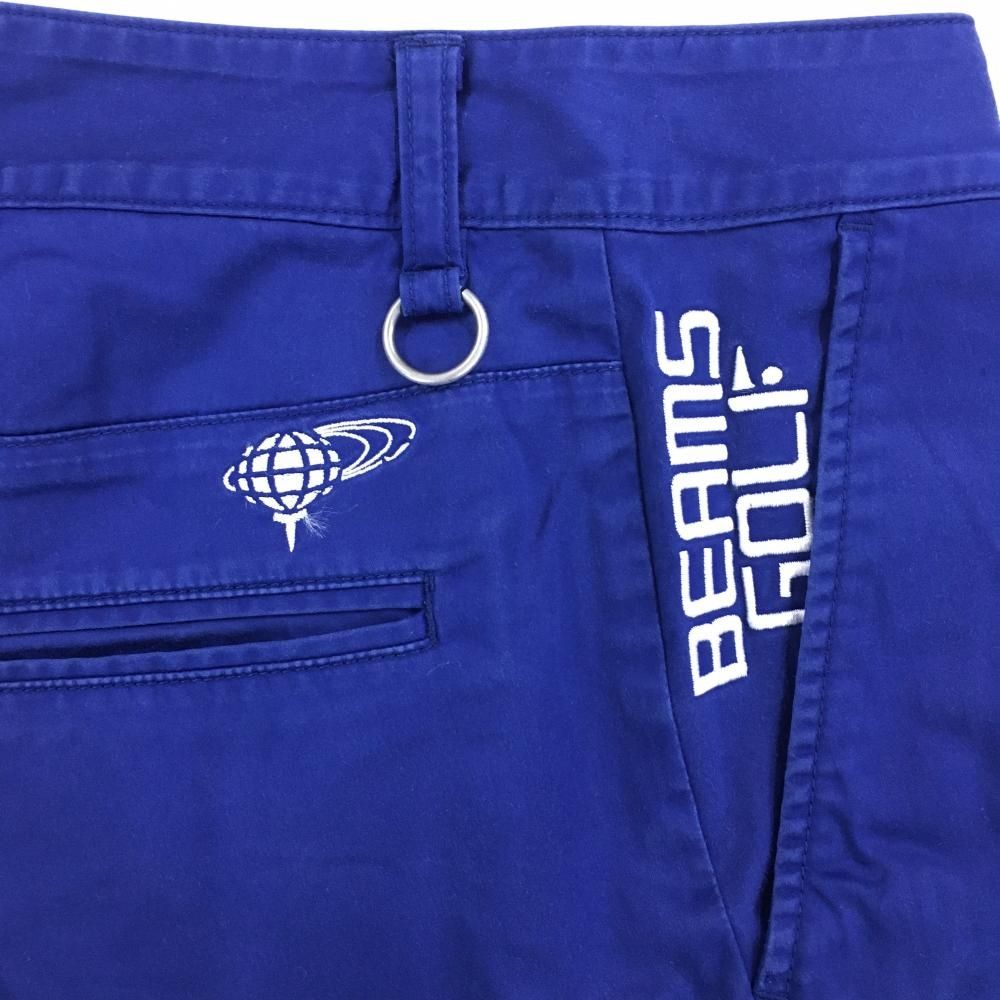 ビームスゴルフ パンツ ネイビー ロゴ刺しゅう レディース L ゴルフ
