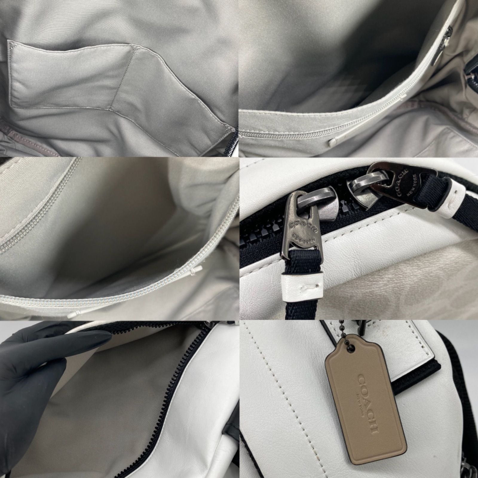 COACH コーチ エッジ バックパック カラーブロック シグネチャー
