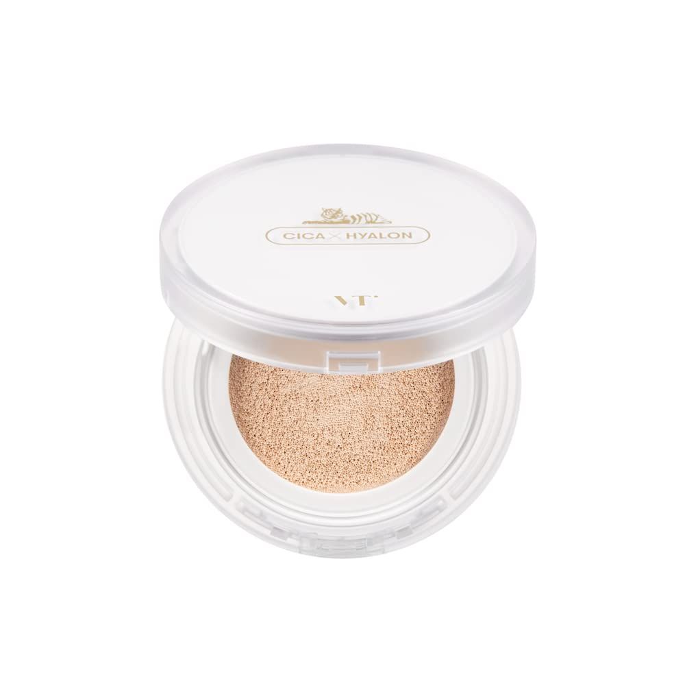 VTCOSMETICS(ブイティコスメテックス) シカ フィットカバークッション 5種 ファンデーション 保湿 敏感肌 乾燥肌 スキンケア 韓国コスメ 毛穴 (スキンフィットカバークッション (21 [スキンフィ