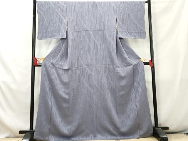 平和屋着物 上質な色無地 お召地 紅掛空色 正絹 AABB4230cs