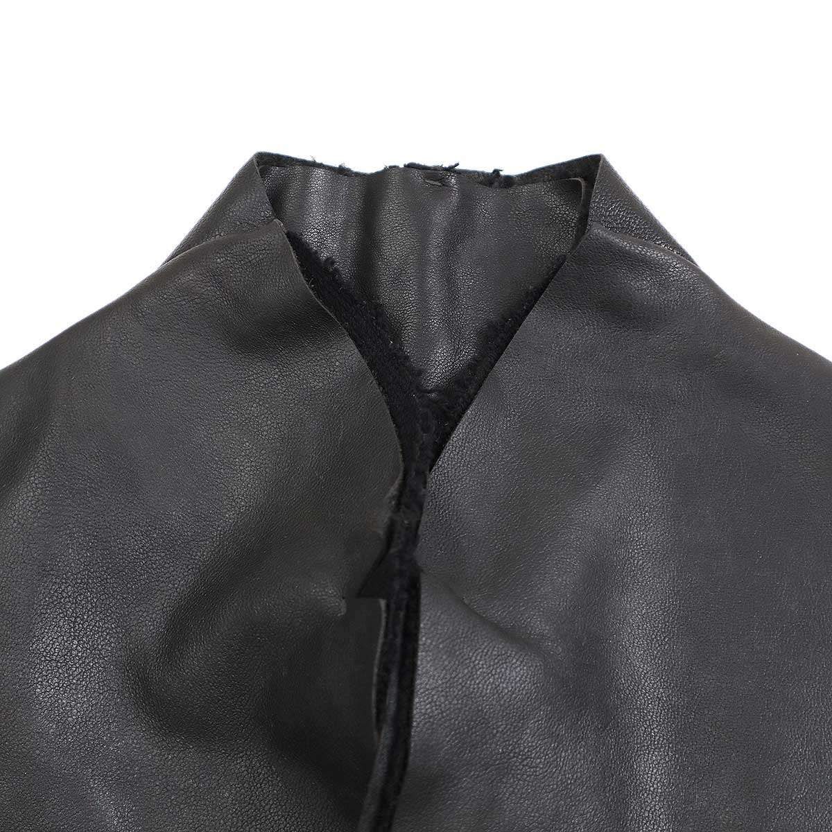 m.a+ エムエークロス 18AW レザーベスト 18W-L120 ブラック 46 - メルカリ