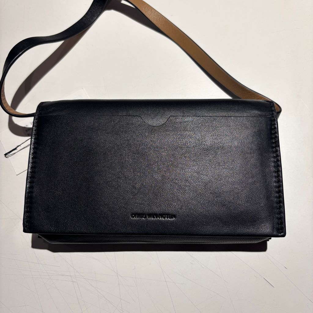 Dries Van Noten ドリスヴァンノッテン 24AW Q.190 W.L.P.CASE レザーショルダーポーチ BW242-SLG964 ブラック 表参道A10