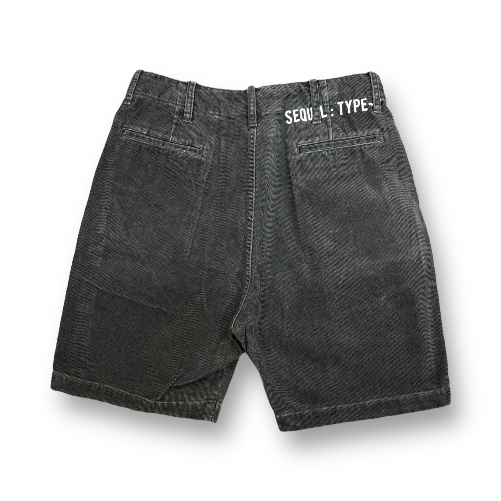 定価31900円 SEQUEL 22SS SHORT PANTS TYPE-S ショートパンツタイプS ショーツ ハーフパンツ コーデュロイ  シークエル ブラック S SQ-22SS-SP-04 66218A5 - メルカリ